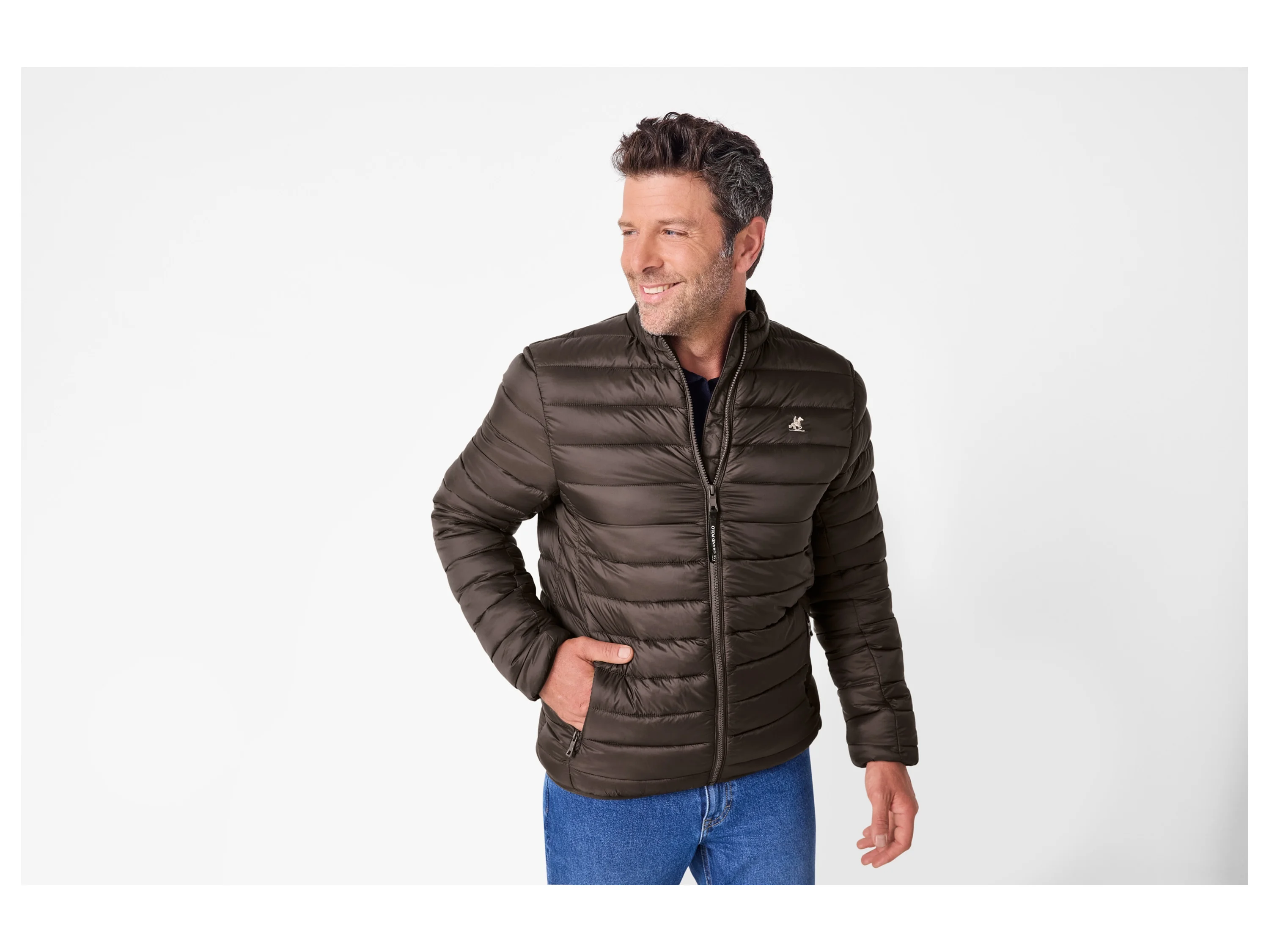 ESMARA MEN Herren Jacke Lightweight (Braun, M (48/50)) – Bild 2 von 4