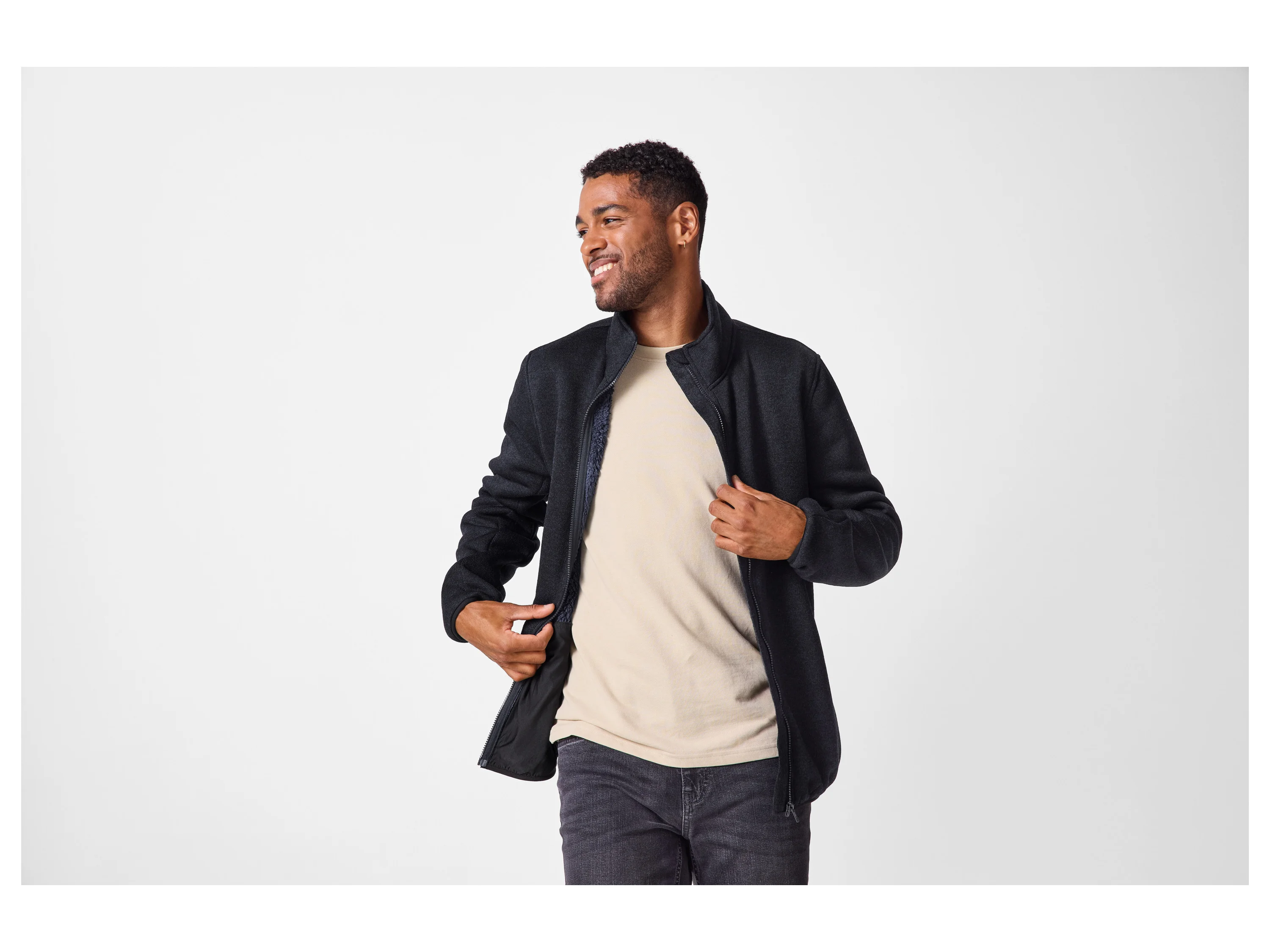 ESMARA MEN Herren Jacke (Navy, L (52/54)) – Bild 2 von 4