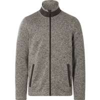 ESMARA MEN Herren Jacke Strickfleece (beige/braun, S (44/46))