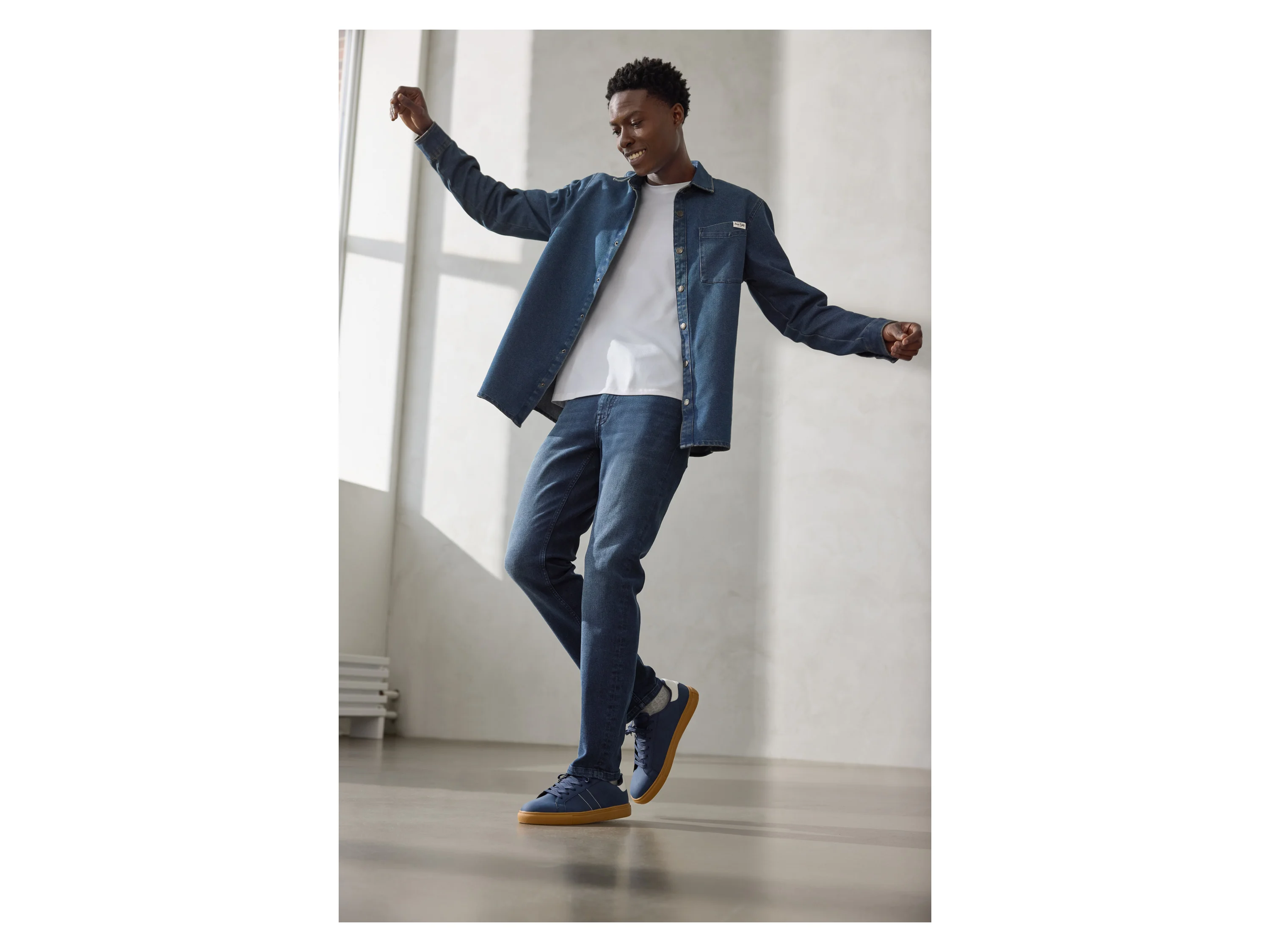 ESMARA MEN Herren Jeans Slim fit (Blau, 48 (32/32)) – Bild 4 von 4