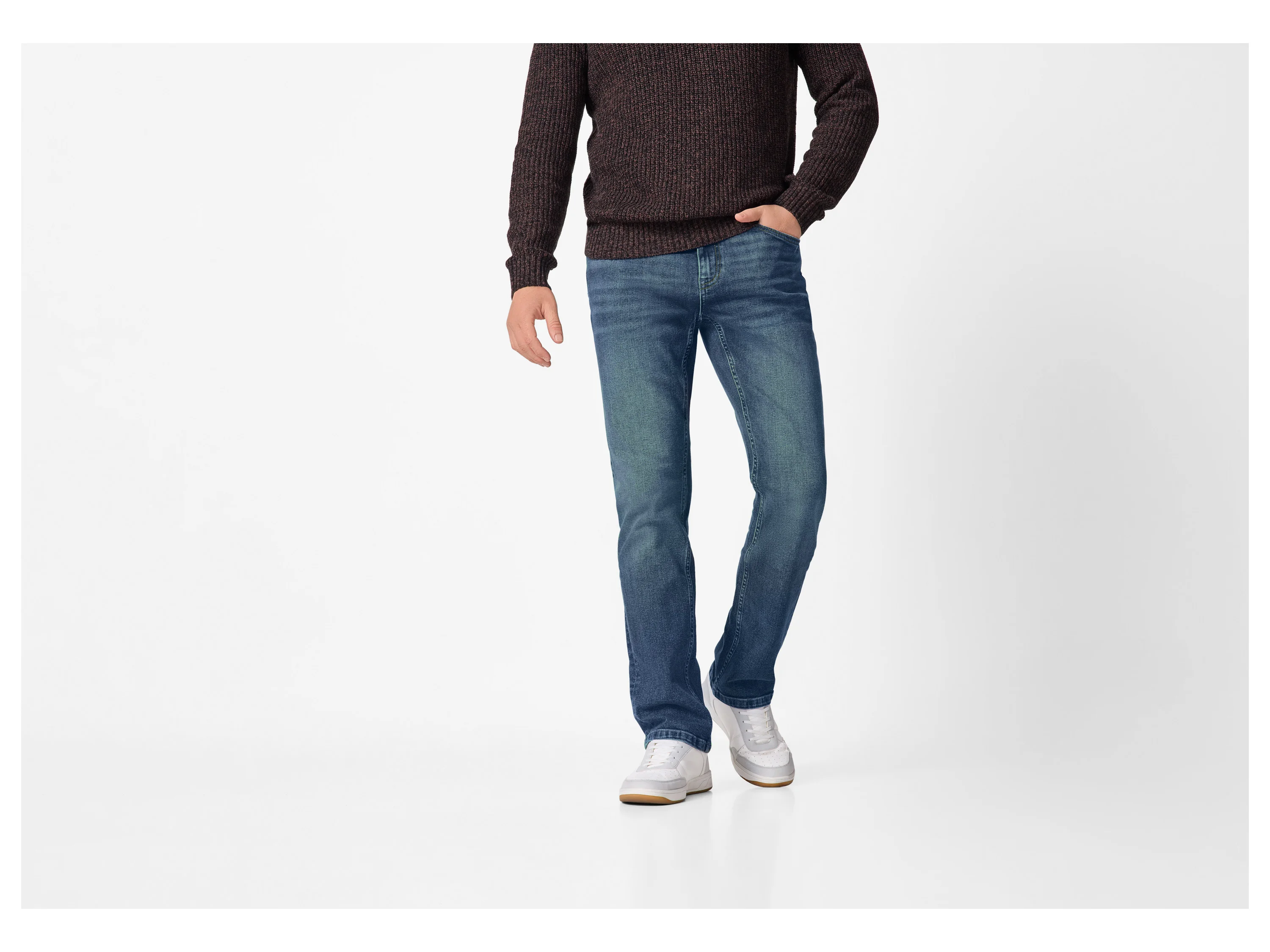 ESMARA MEN Herren Jeans Straight Fit (Hellblau, 46 (30/30)) – Bild 2 von 4