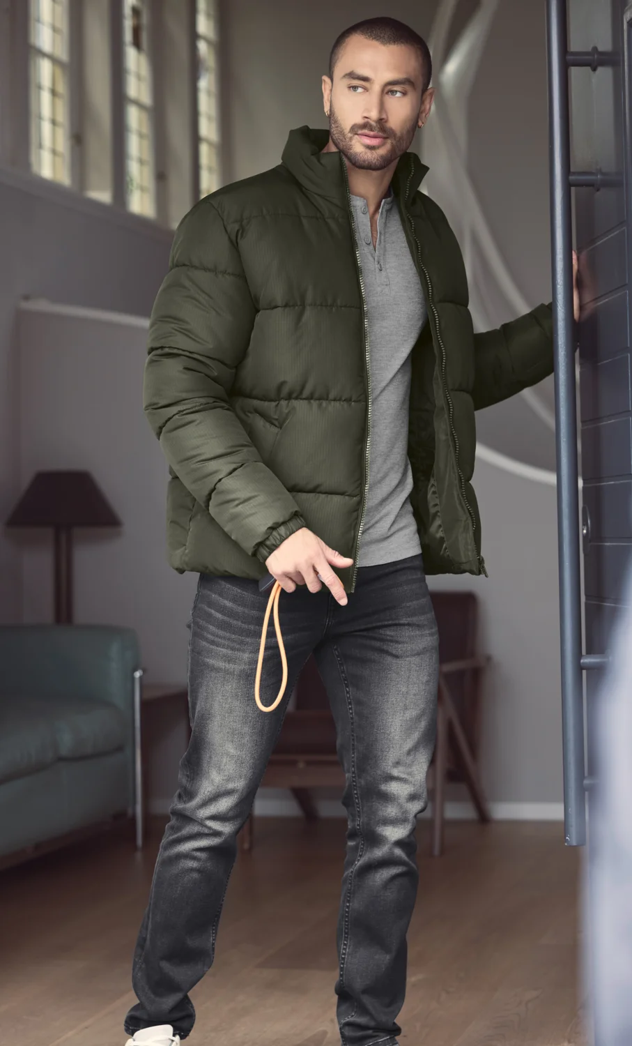 ESMARA MEN Herren Jeans, Slim Fit (Grau, 46 (30/32)) – Bild 4 von 4