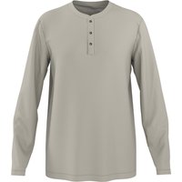 ESMARA MEN Herren Langarmshirt (Beige, M (48/50))