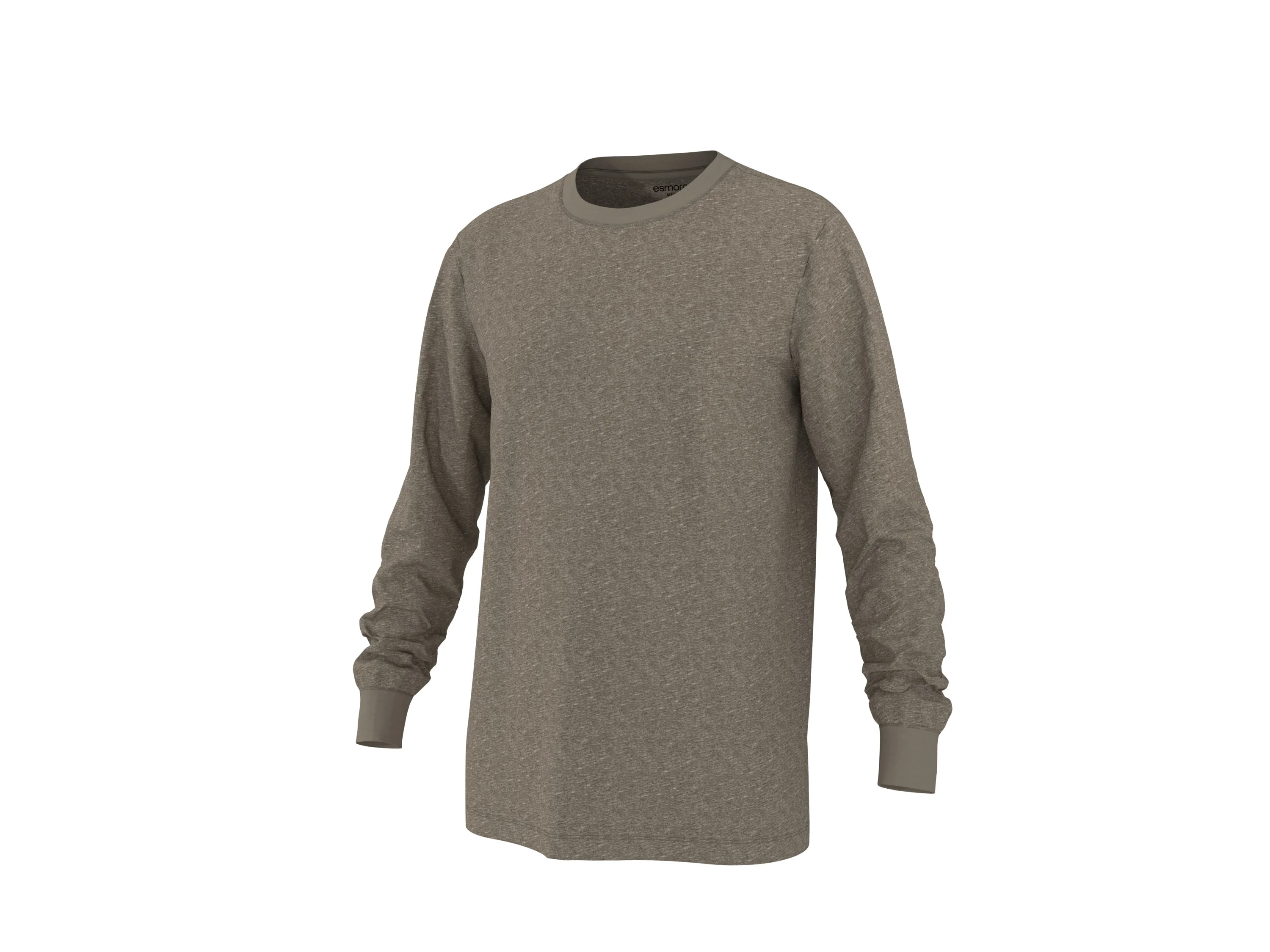 ESMARA MEN Herren Langarmshirt (Beige, M (48/50)) – Bild 4 von 4