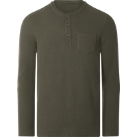 ESMARA MEN Herren Langarmshirt (Khaki, XXL (60/62))