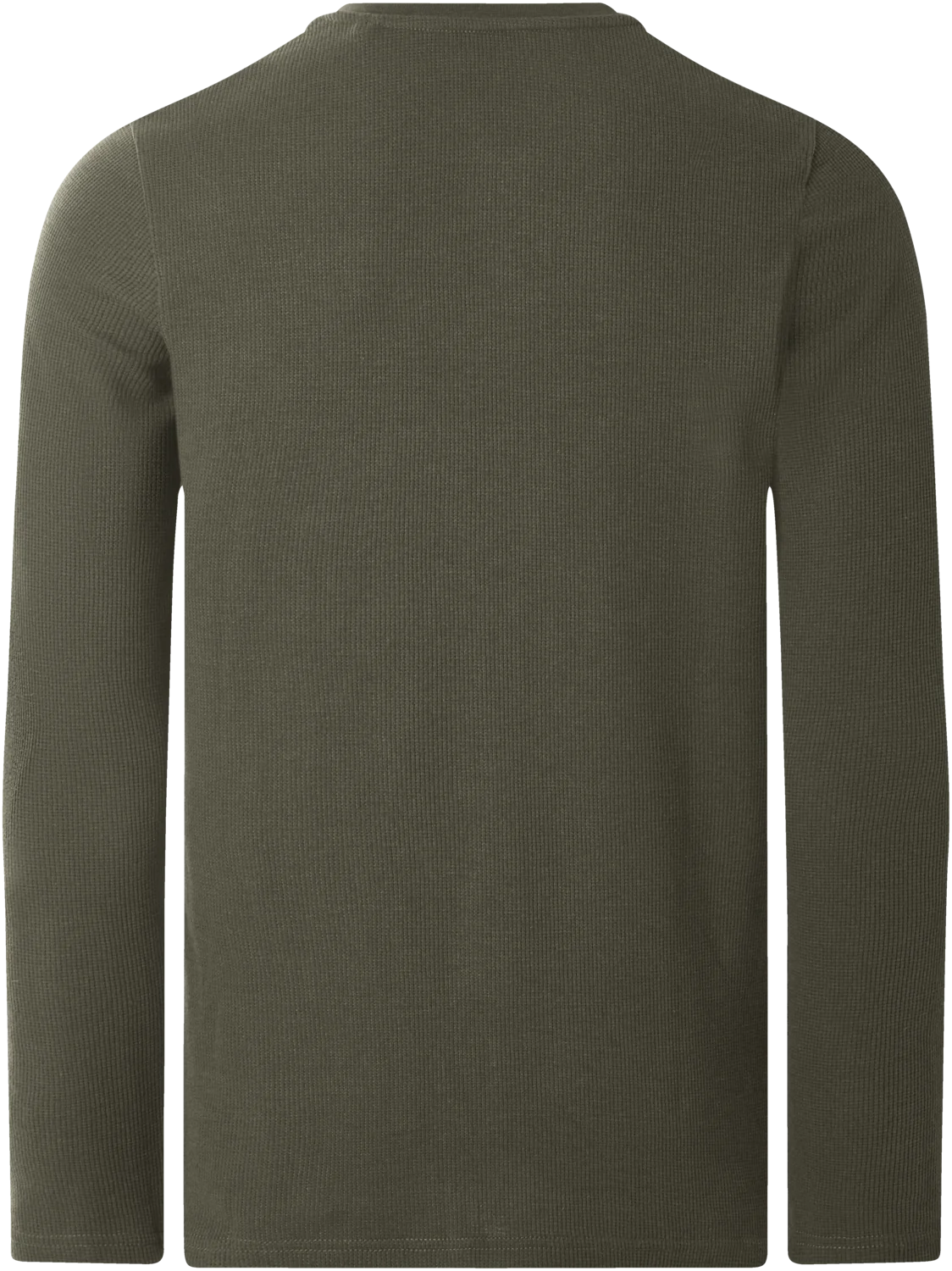 ESMARA MEN Herren Langarmshirt (Khaki, XXL (60/62)) – Bild 3 von 4