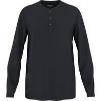 ESMARA MEN Herren Langarmshirt (Schwarz, M (48/50))