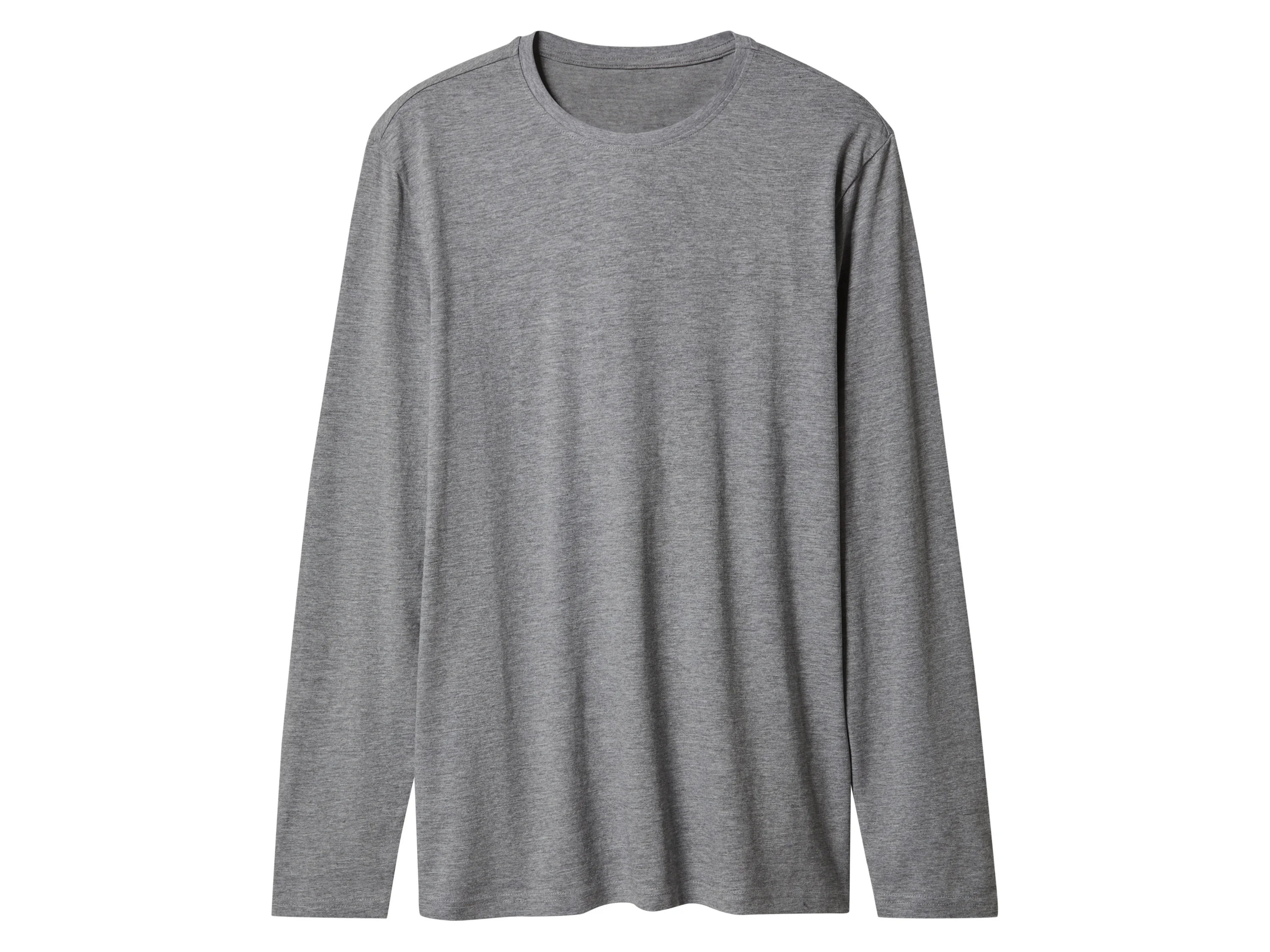 ESMARA MEN Herren Langarmshirts, 2 Stück (schwarz/grau, L (52/54)) – Bild 2 von 4