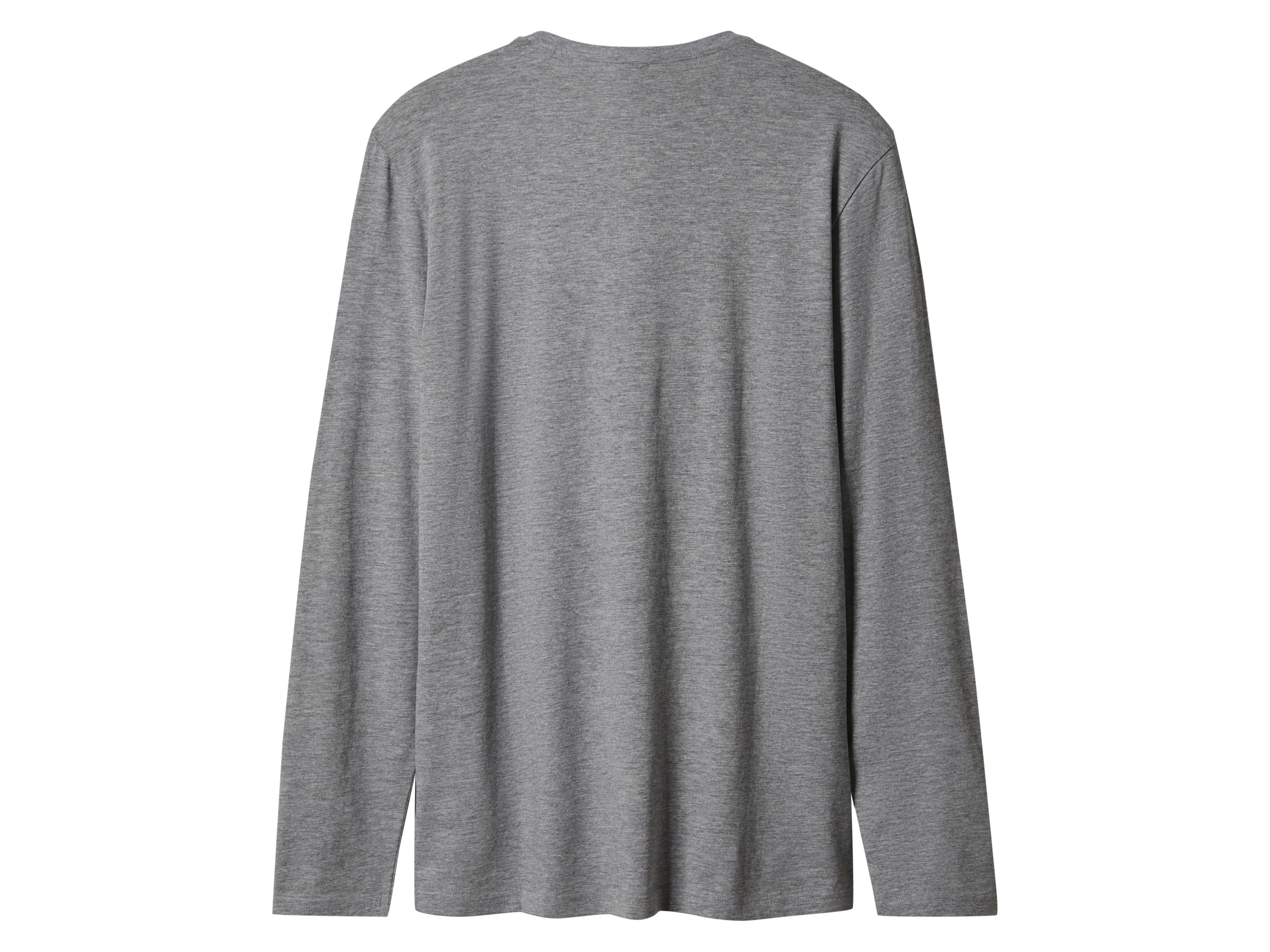 ESMARA MEN Herren Langarmshirts, 2 Stück (schwarz/grau, XXL (60/62)) – Bild 4 von 4