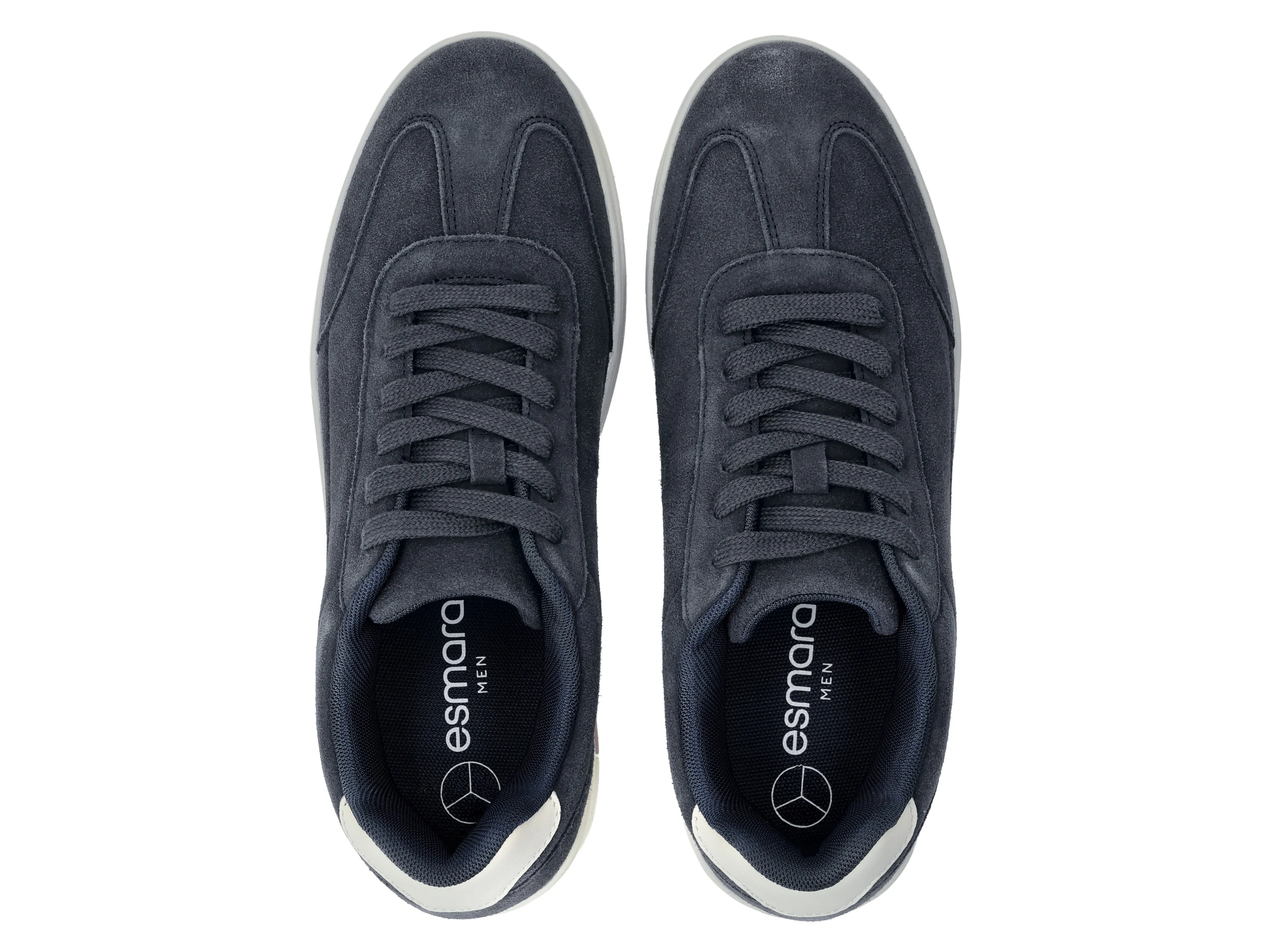 ESMARA MEN Herren Leder- Sneaker (Navy, 44) – Bild 3 von 4
