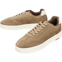 ESMARA MEN Herren Leder- Sneaker (Taupe, 42)
