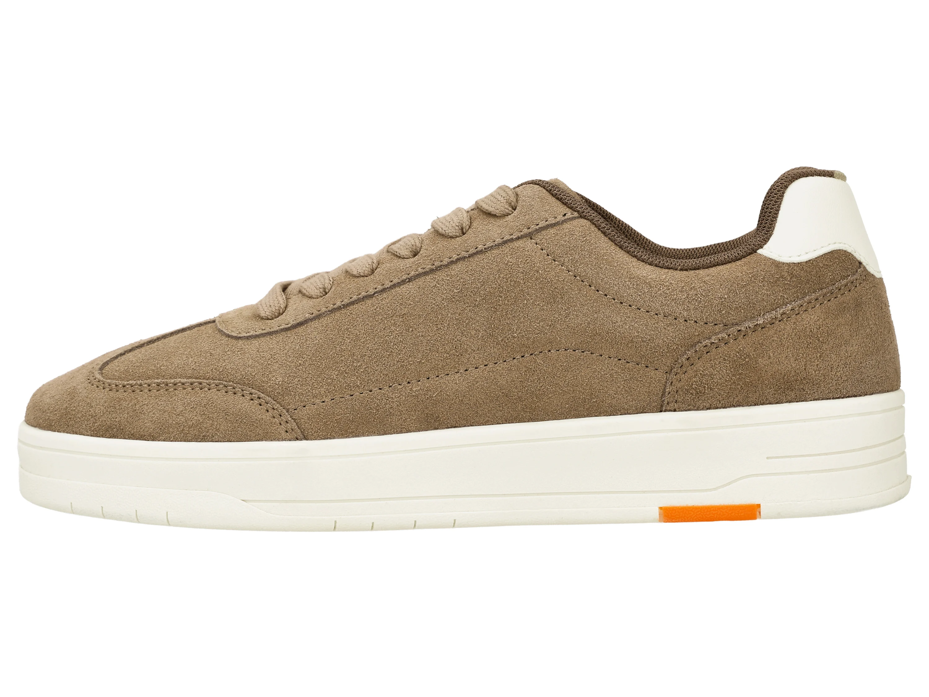 ESMARA MEN Herren Leder- Sneaker (Taupe, 44) – Bild 4 von 4