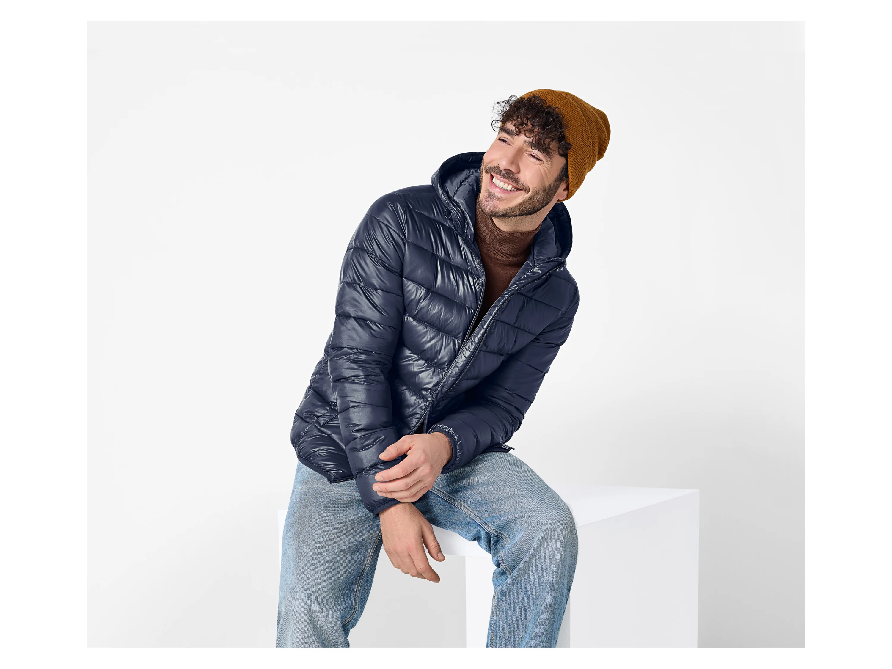 ESMARA MEN Herren Lightweight-Jacke (Navy, L (52/54)) – Bild 2 von 4
