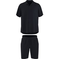 ESMARA MEN Herren Musselin-Pyjama (Navy, S (44/46))