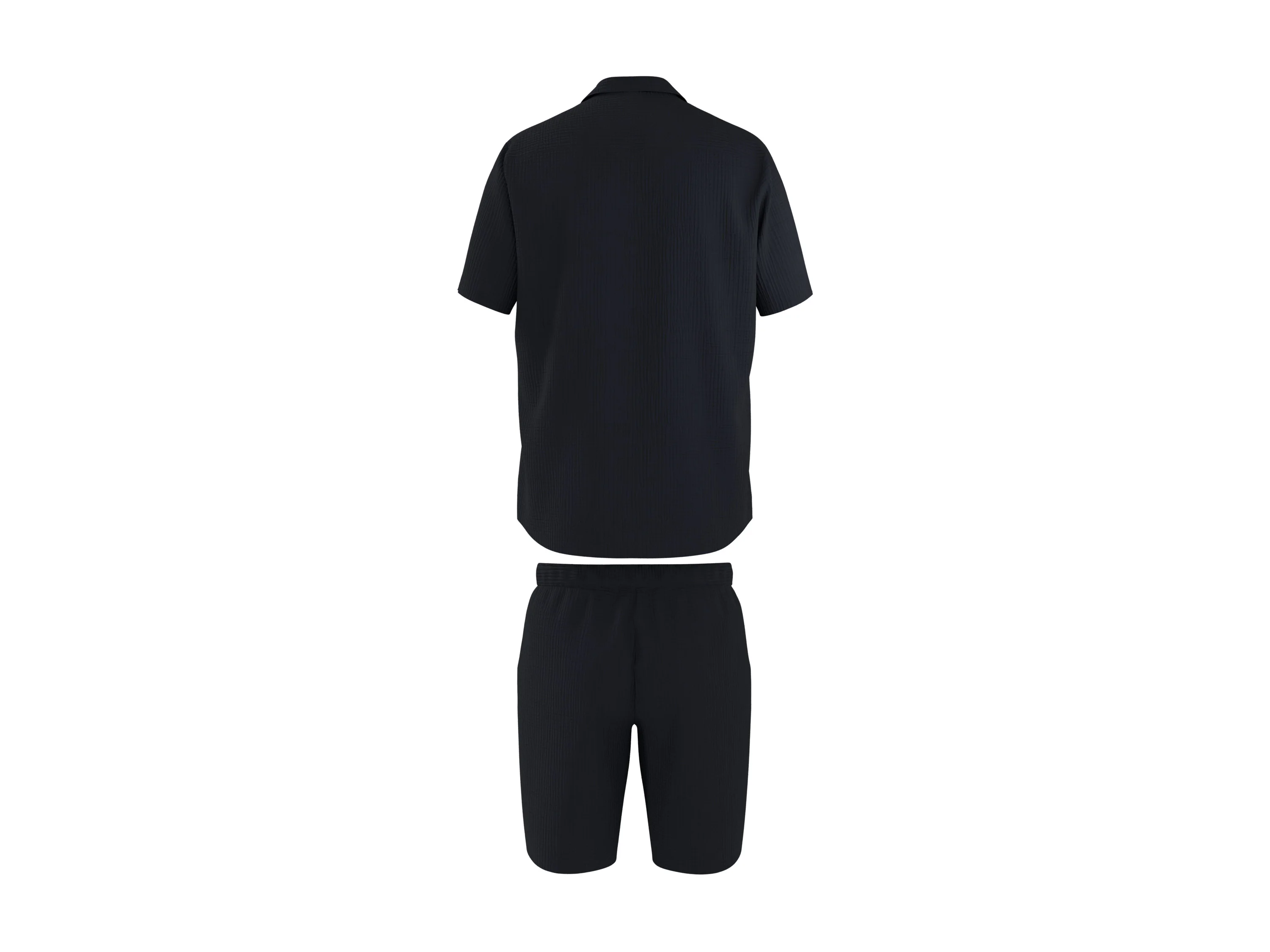 ESMARA MEN Herren Musselin-Pyjama (Navy, S (44/46)) – Bild 3 von 4