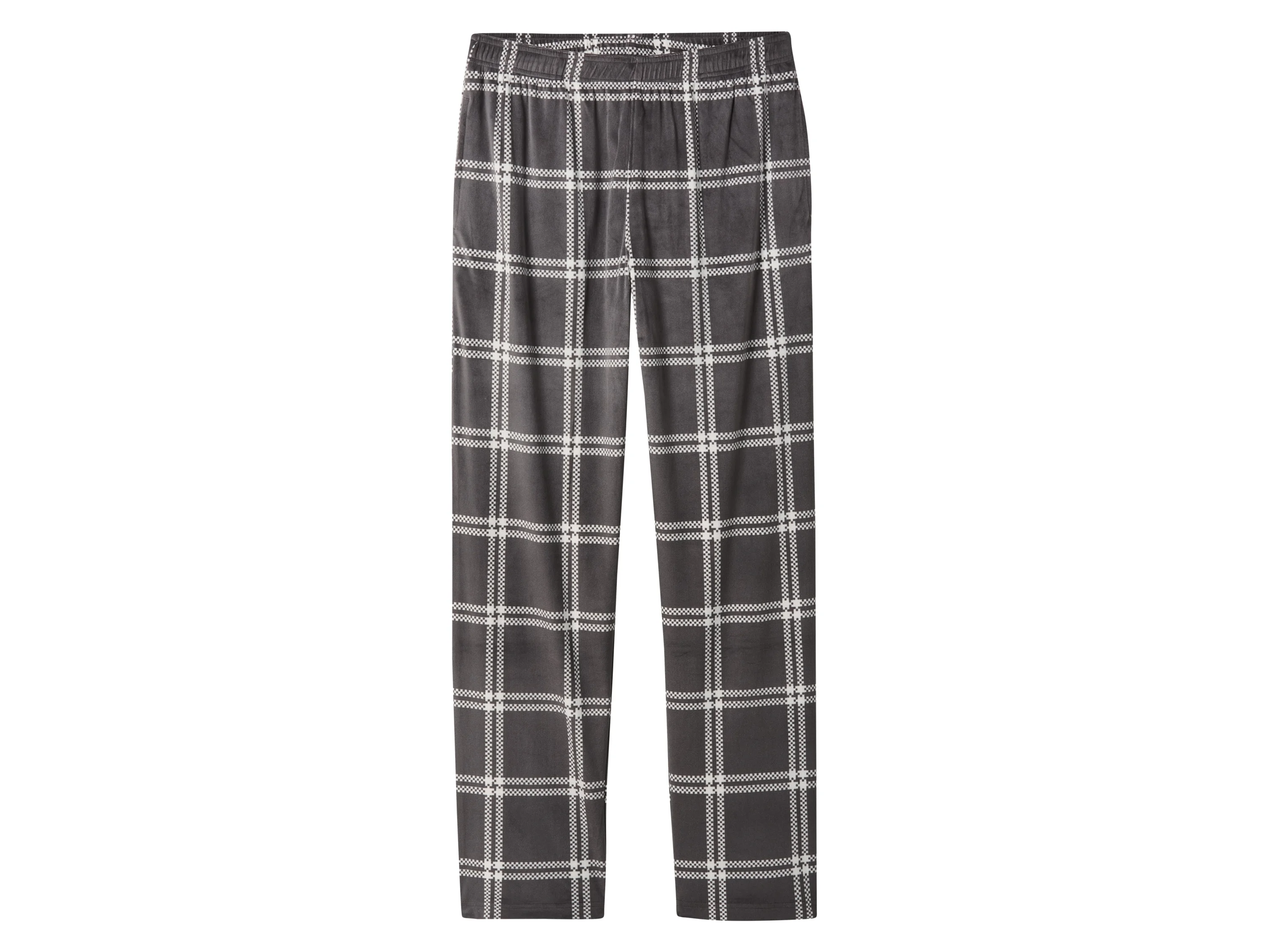 ESMARA MEN Herren Nicki-Pyjama (Grau, M (48/50)) – Bild 4 von 4