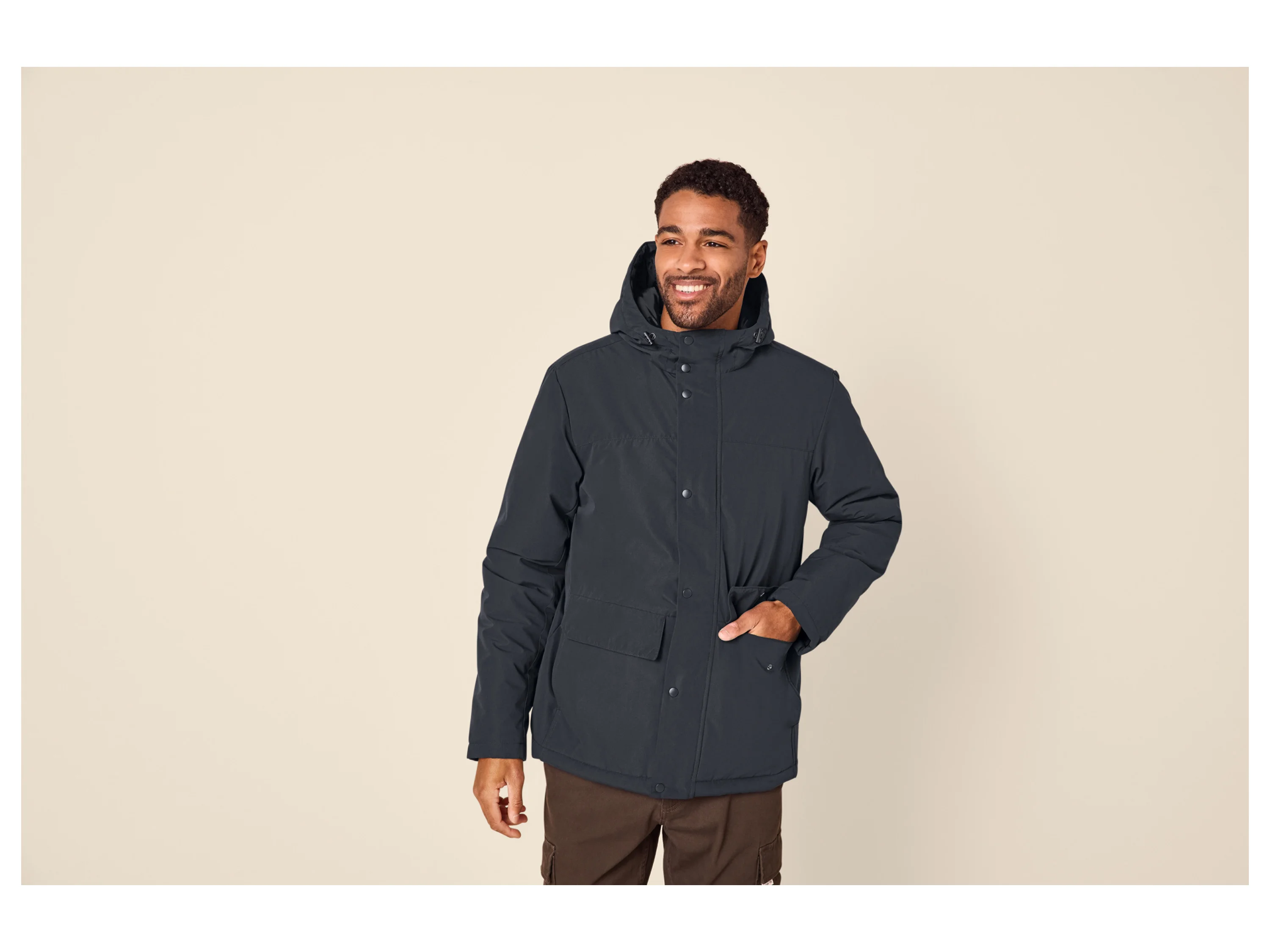 ESMARA MEN Herren Parka (Navy, XXL (60/62)) – Bild 2 von 4