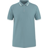 ESMARA MEN Herren Pikee Poloshirt (Blau, M (48/50))