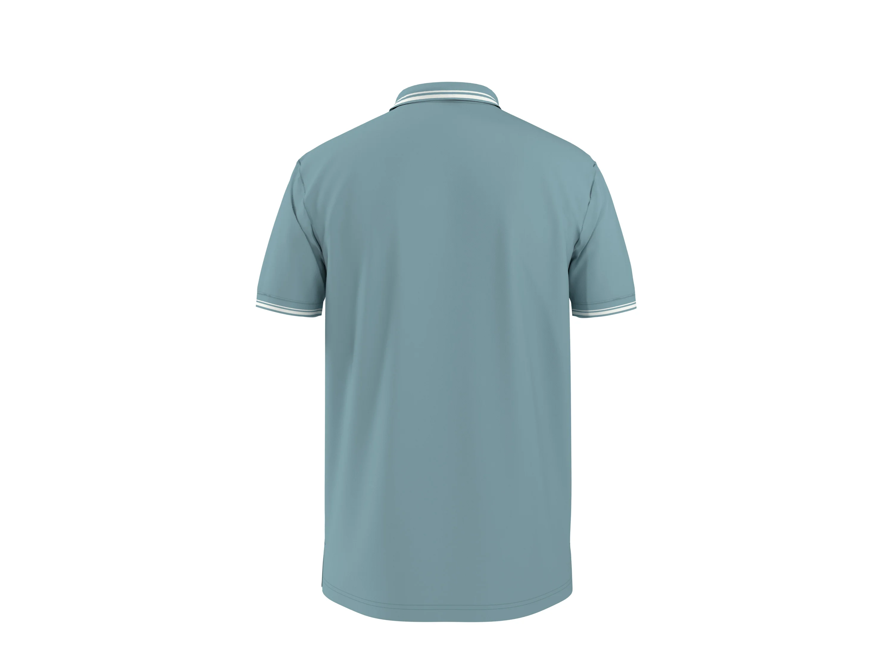 ESMARA MEN Herren Pikee Poloshirt (Blau, M (48/50)) – Bild 3 von 4