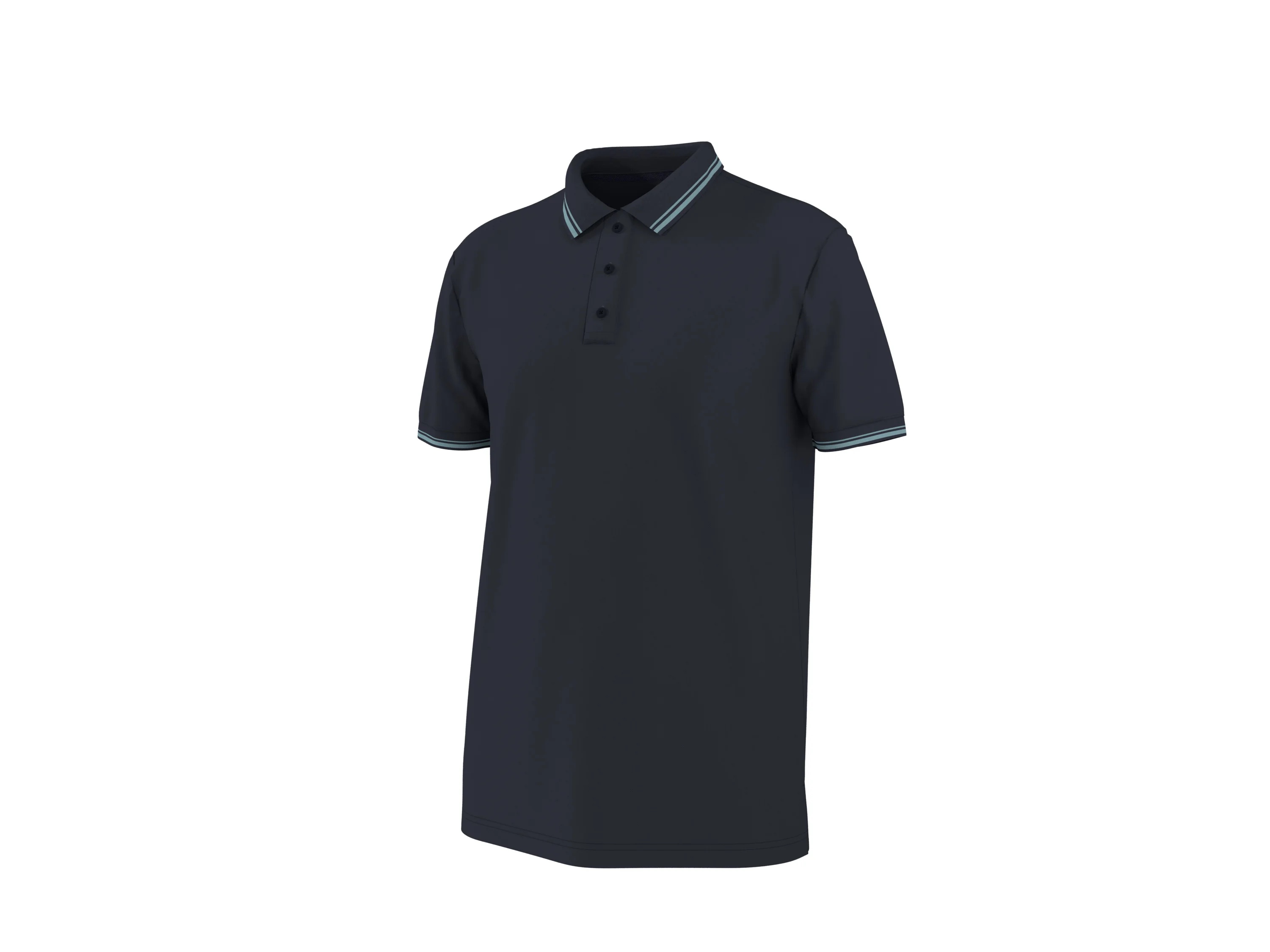 ESMARA MEN Herren Pikee Poloshirt (Navy, M (48/50)) – Bild 4 von 4
