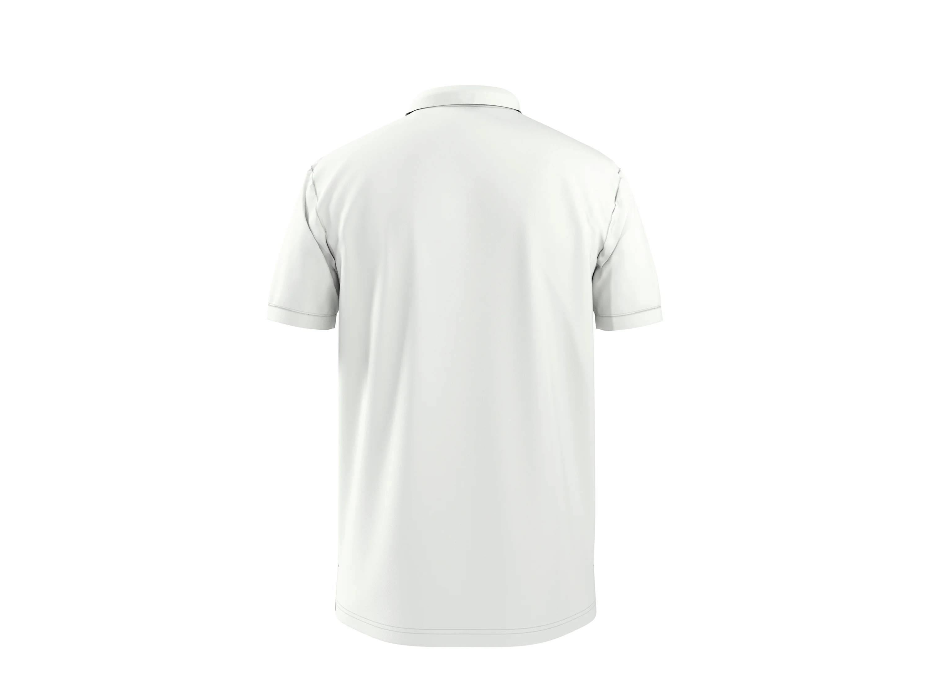ESMARA MEN Herren Pikee Poloshirt (Weiß, L (52/54)) – Bild 3 von 4