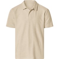 ESMARA MEN Herren Piqué Poloshirt (Beige, M (48/50))