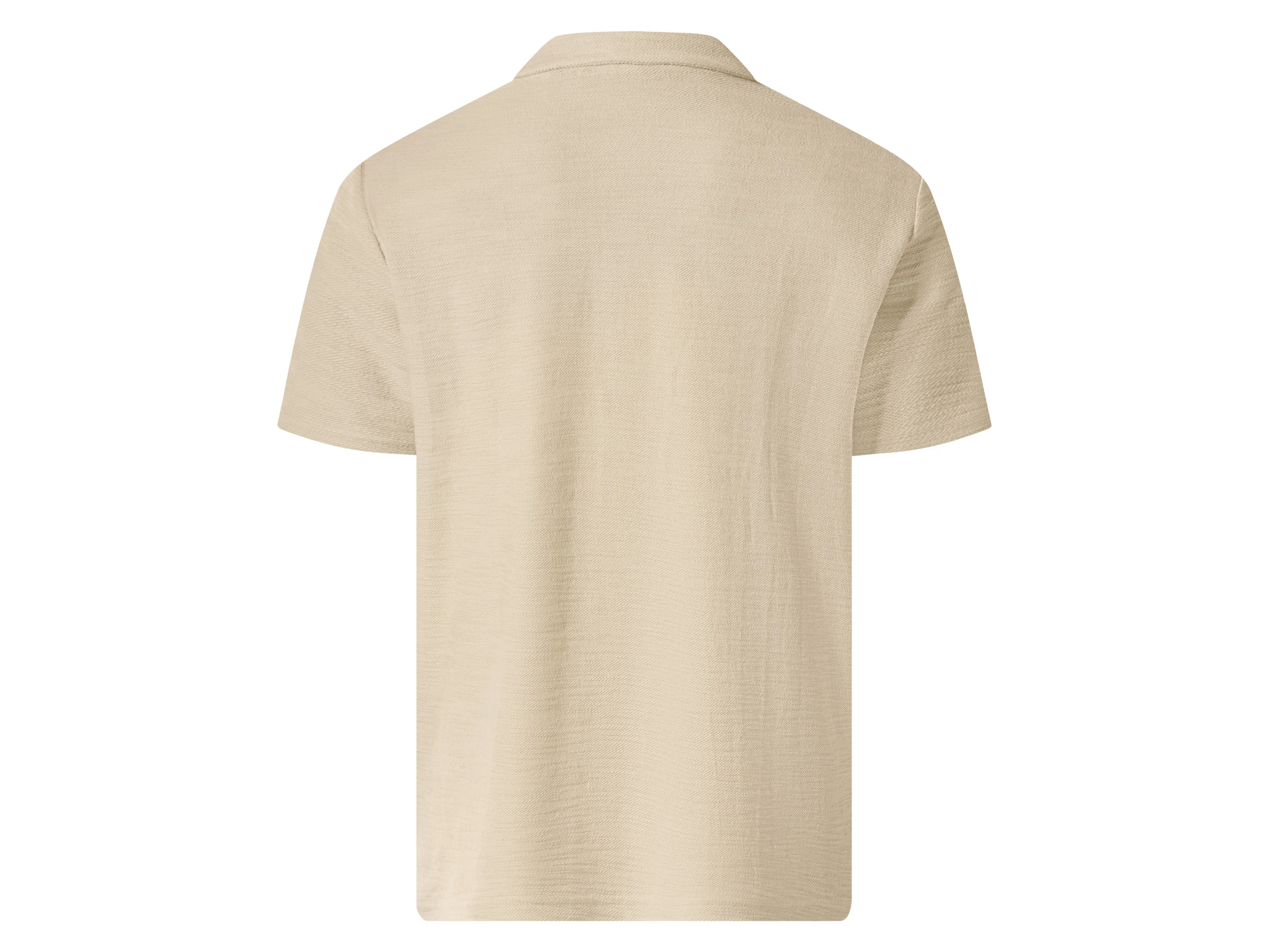 ESMARA MEN Herren Piqué Poloshirt (Beige, M (48/50)) – Bild 3 von 4