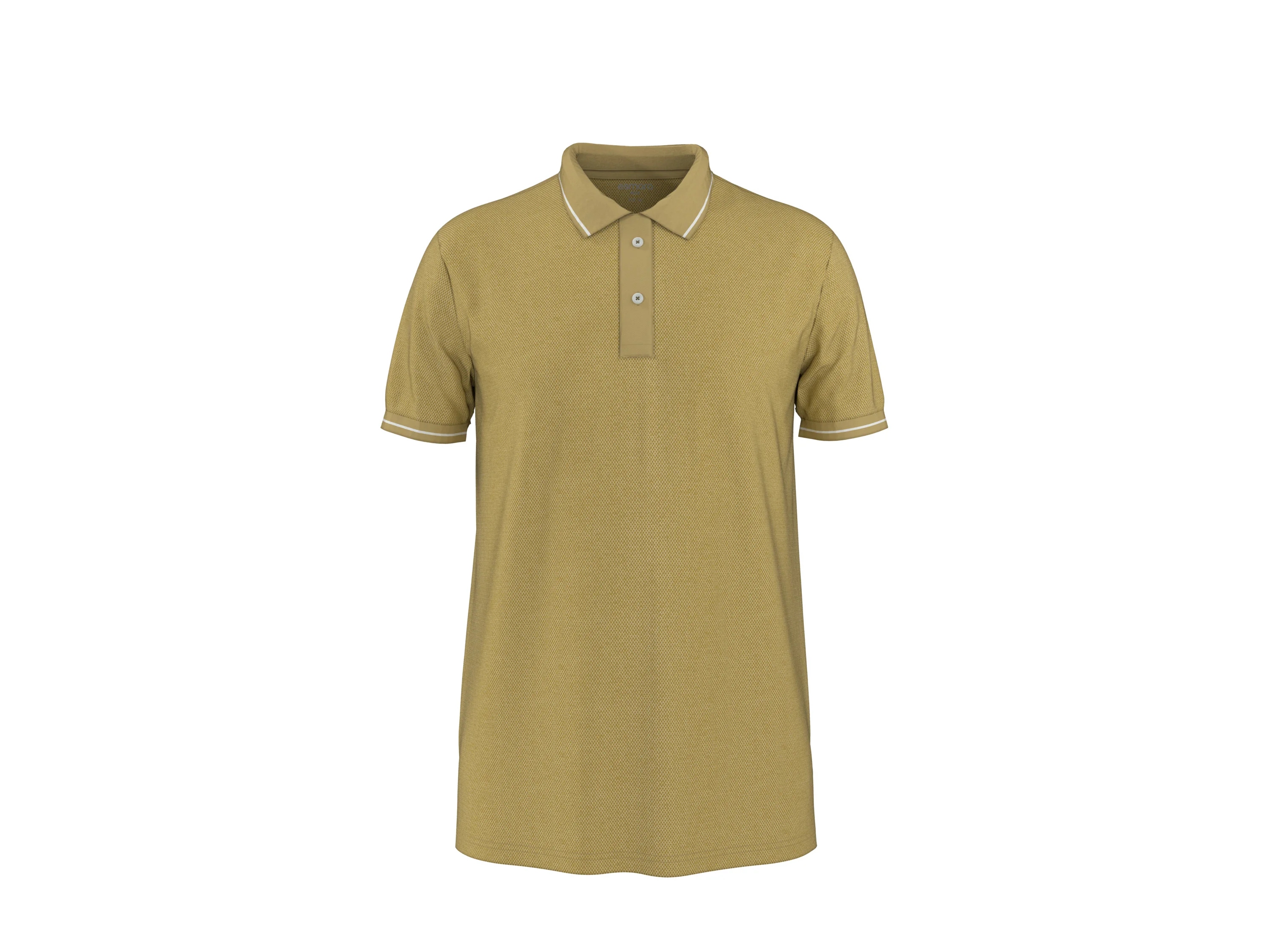 ESMARA MEN Herren Piqué Poloshirt (Olive, L (52/54)) – Bild 3 von 4
