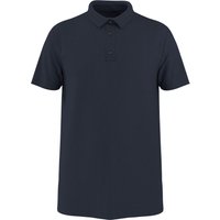 ESMARA MEN Herren Poloshirt mit Leinen (Navy, M (48/50))
