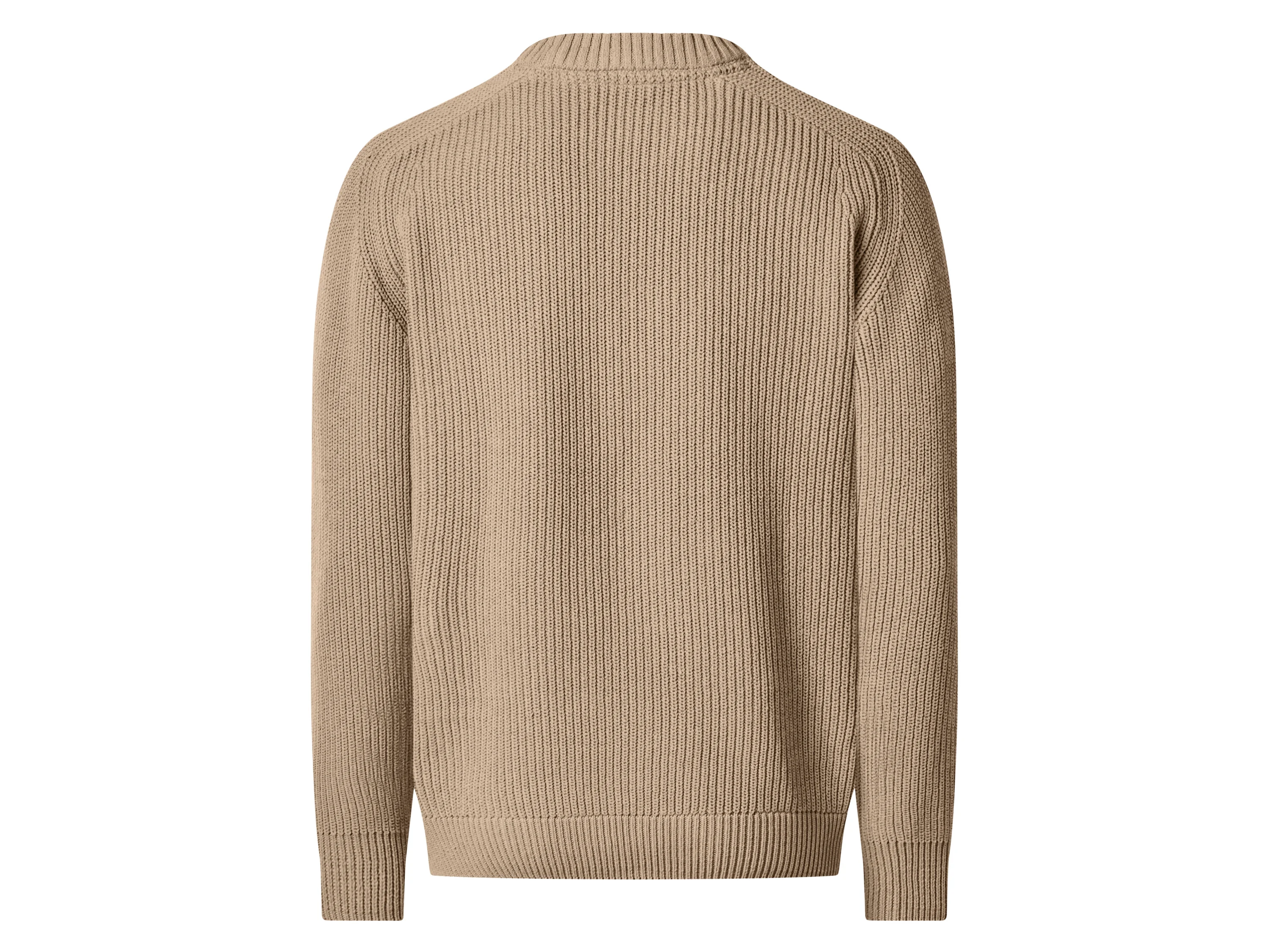 ESMARA MEN Herren Pullover Grobstrick (Beige, XL(56/58)) – Bild 3 von 3