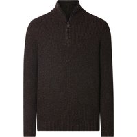 ESMARA MEN Herren Pullover Grobstrick (Braun, M (48/50))