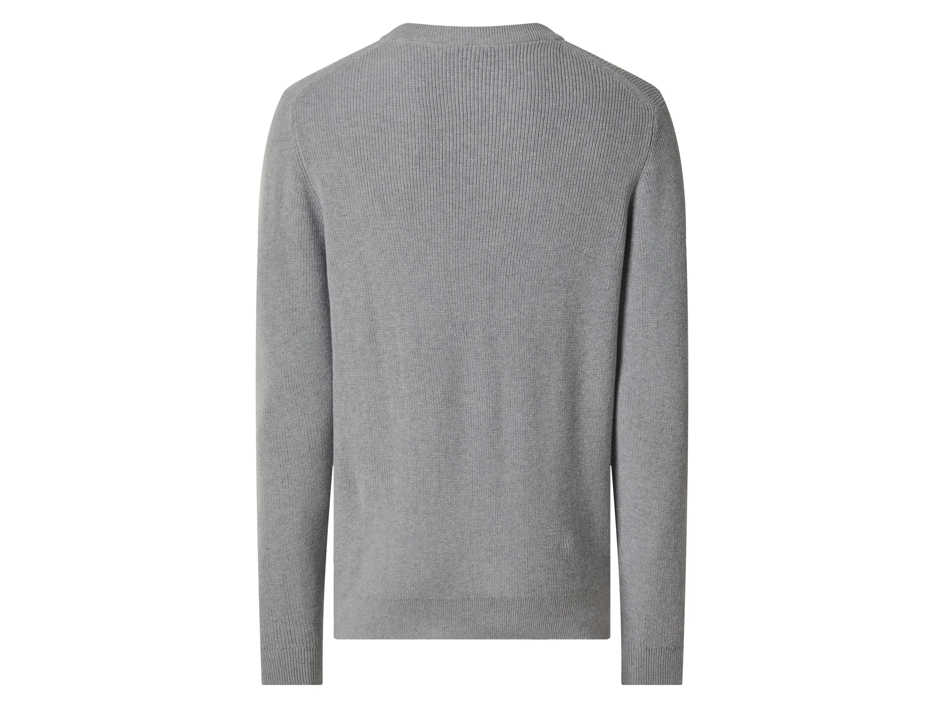 ESMARA MEN Herren Pullover Rippstrick (Grau, M (48/50)) – Bild 3 von 3