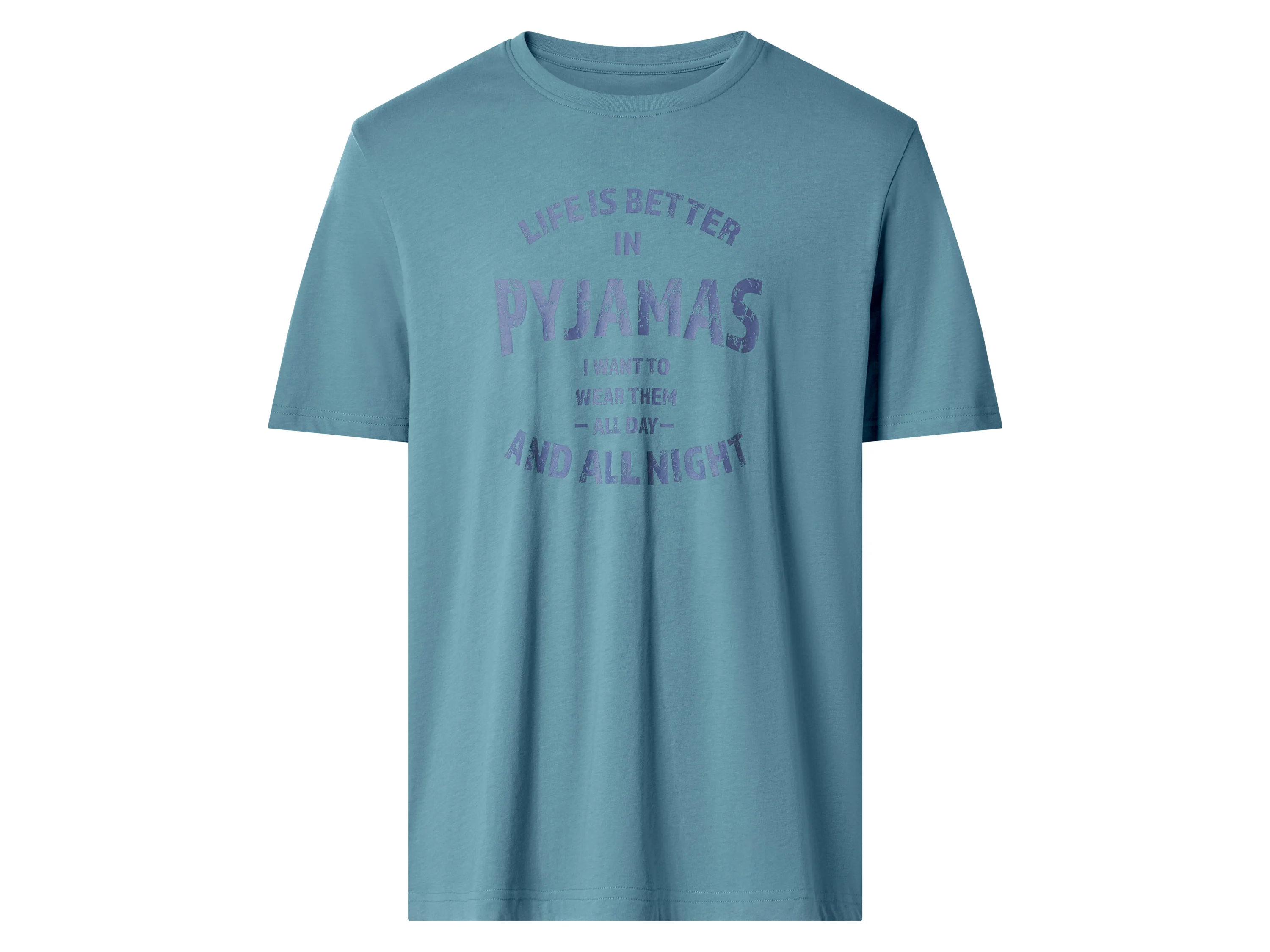 ESMARA MEN Herren Pyjama (Blau/Grau, M (48/50)) – Bild 3 von 4