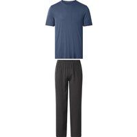 ESMARA MEN Herren Pyjama (blau/Navy, XL (56/58))