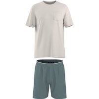 ESMARA MEN Herren Pyjama (Creme, S (44/46))