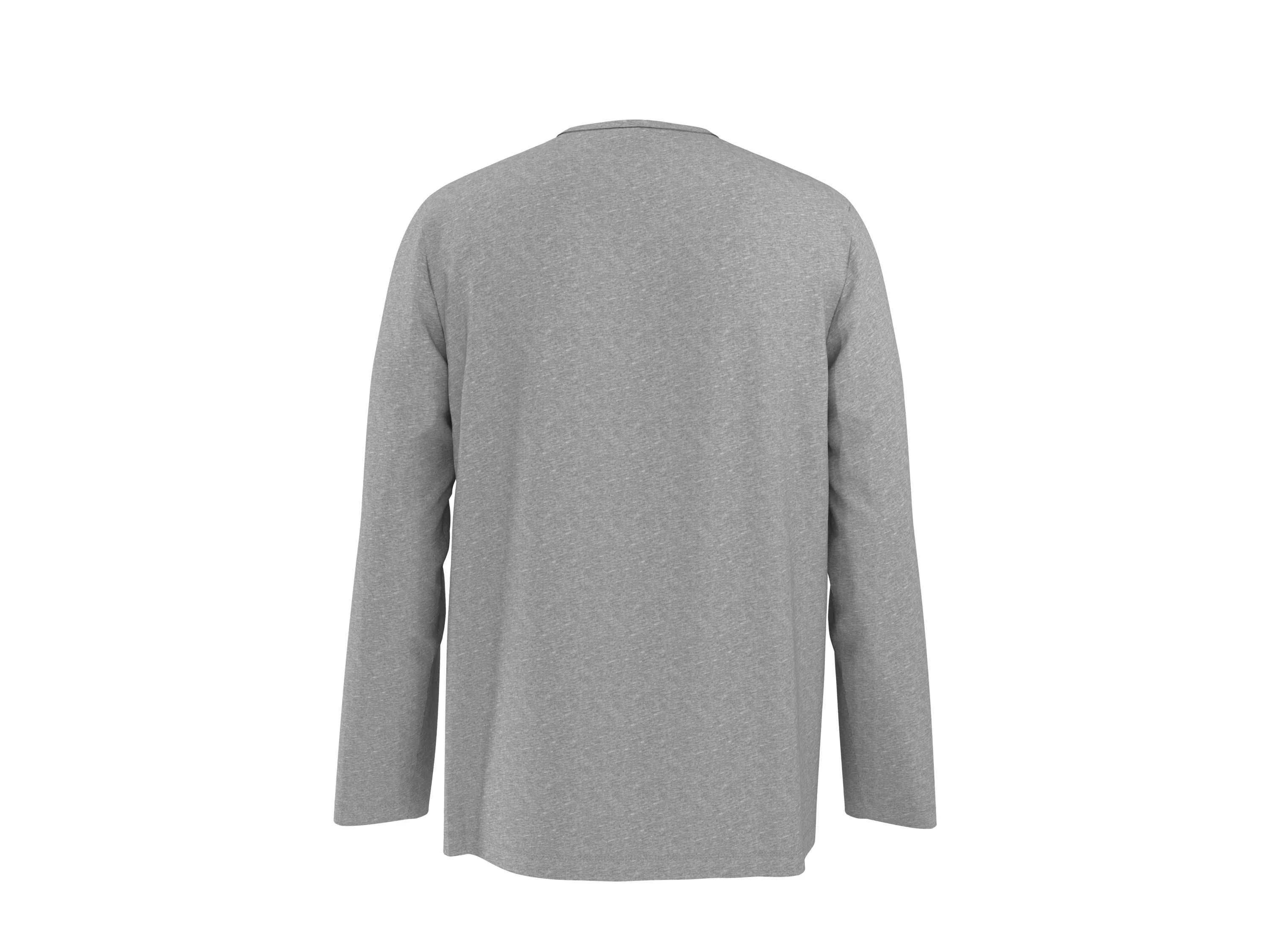 ESMARA MEN Herren Pyjama (Grau, XXL (60/62)) – Bild 4 von 4