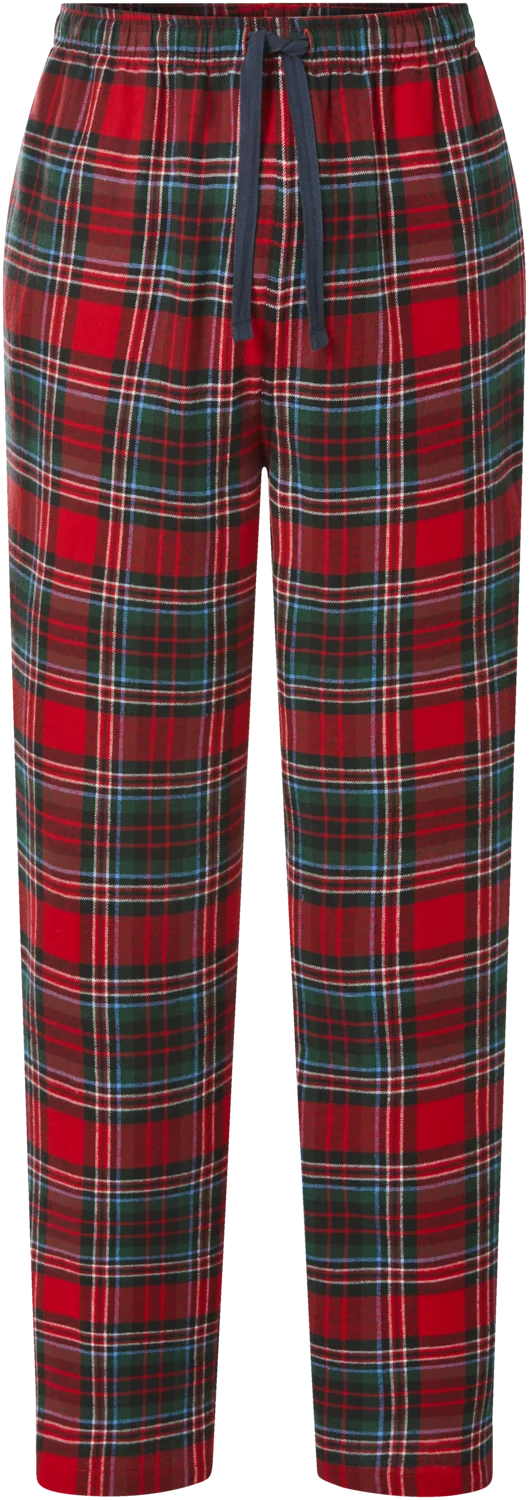ESMARA MEN Herren Pyjama (grau/rot, L (52/54)) – Bild 4 von 4