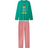 ESMARA MEN Herren Pyjama (Grün, XXL (60/62))