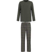 ESMARA MEN Herren Pyjama (Grün, L (52/54))