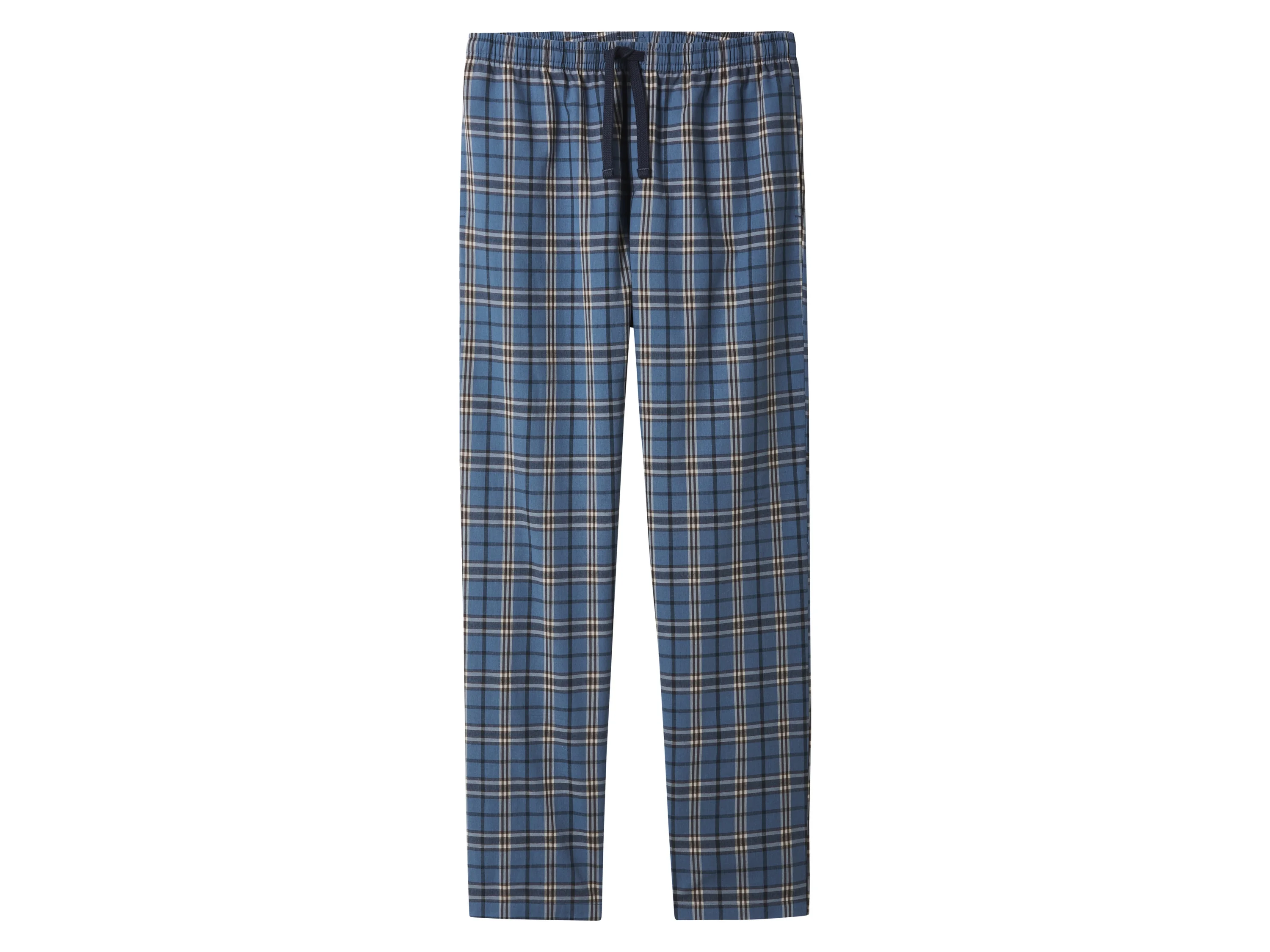 ESMARA MEN Herren Pyjama (Karo/navy, S (44/46)) – Bild 4 von 4