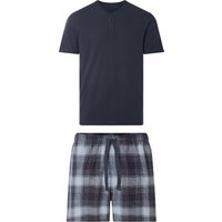 ESMARA MEN Herren Pyjama (Navy, XXL (60/62))