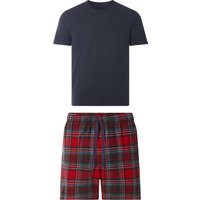 ESMARA MEN Herren Pyjama (Rot, XXL (60/62))