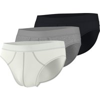 ESMARA MEN Herren Slips, 3 Stück (schwarz/grau/weiß, 5/M)
