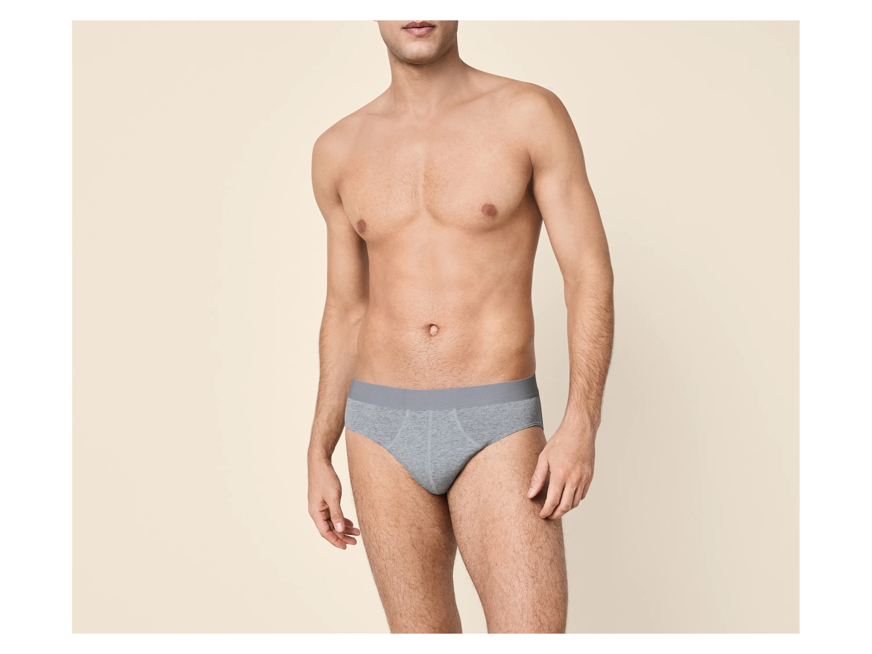 ESMARA MEN Herren Slips, 3 Stück (schwarz/grau/weiß, 7/XL) – Bild 2 von 4