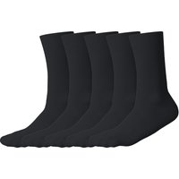 ESMARA MEN Herren Socken, 5 Stück (Schwarz, 39-42)