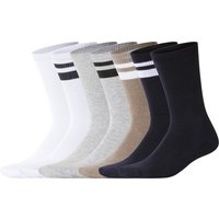ESMARA MEN Herren Socken, 7 Paar (weiß/beige, 43-46)