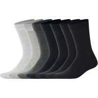 ESMARA MEN Herren Socken, 7 Paar (grau/navy/schwarz, 39-42)
