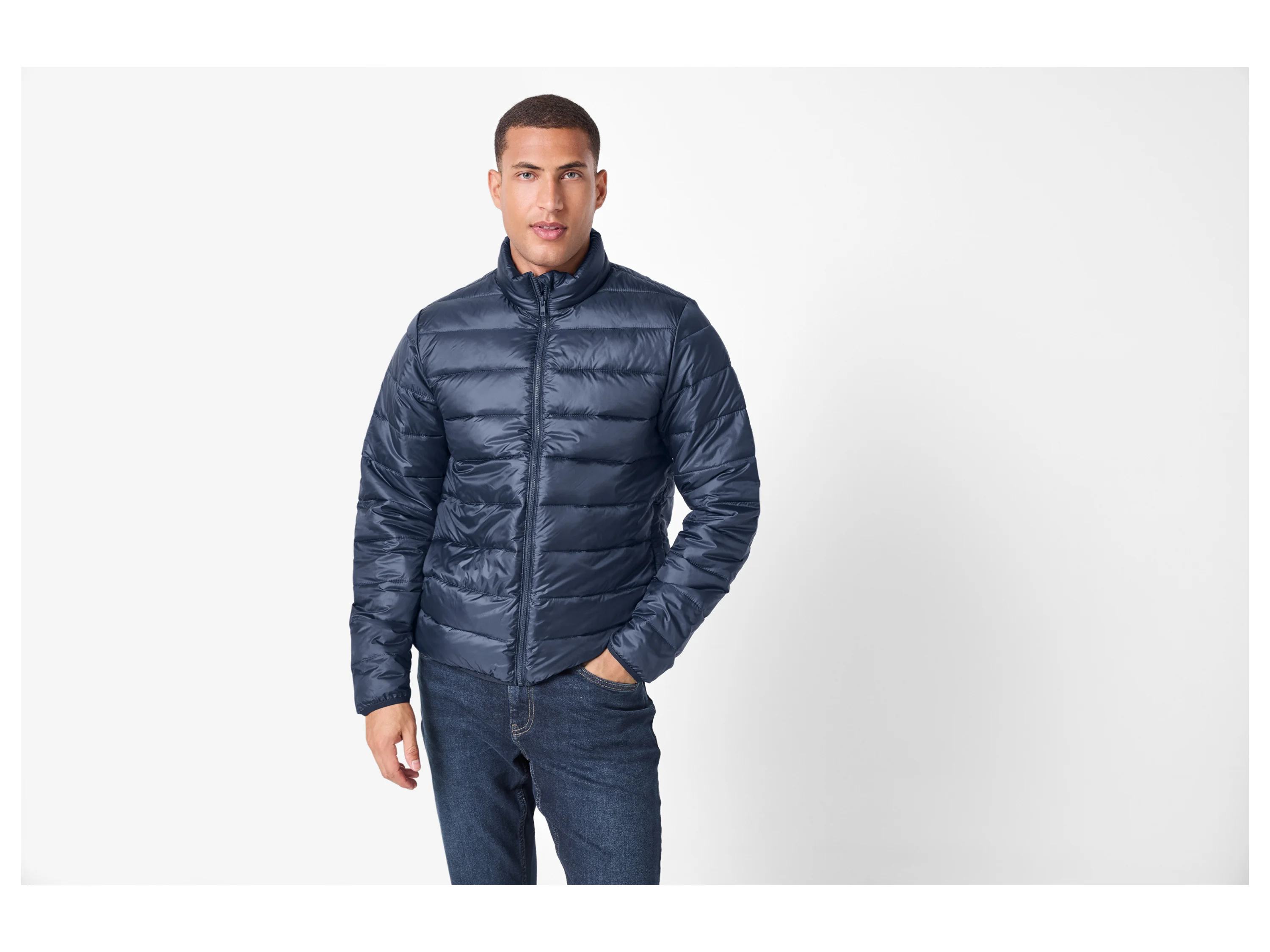 ESMARA MEN Herren Steppjacke (Navy, S (44/46)) – Bild 2 von 3