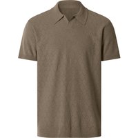 ESMARA MEN Herren Strick-Poloshirt (Beige, L (52/54))