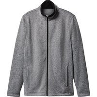 ESMARA MEN Herren Strickfleece-Jacke (Grau, M (48/50))
